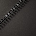 DALER ROWNEY EBONY BLACK SKETCHBOOK [SPIRAL] 14X14CM 160G 40SH - Image 2