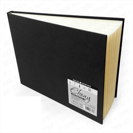 DALER ROWNEY EBONY SKETCHBOOK [HARDBOUND] 265X210MM A4L 150G 62SH LANDSCAPE