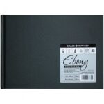 DALER ROWNEY EBONY SKETCHBOOK [HARDBOUND] A5 160G 62SH LANDSCAPE