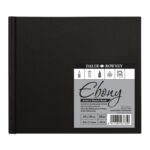 DALER ROWNEY EBONY SKETCHBOOK [HARDBOUND] 148X130MM 150G 62SH LANDSCAPE