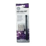 DALER ROWNEY SIMPLY CALLIGRAPHY DIP PEN 6PCS SET [5 NIBS]