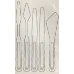 DALER ROWNEY SIMPLY PLASTIC PALETTE KNIVES 5PCS SET - Image 2