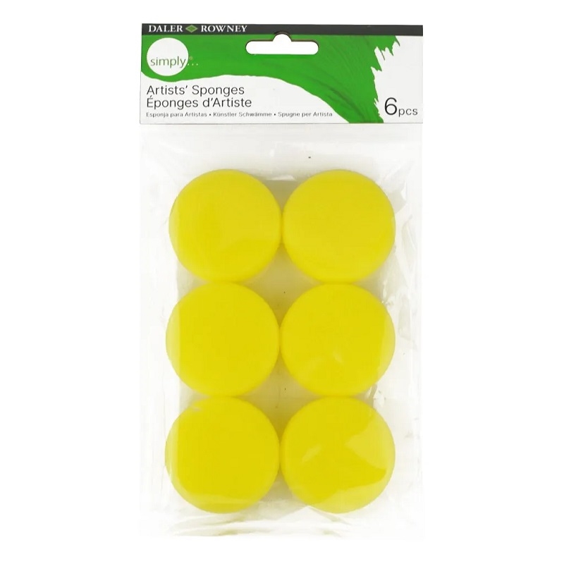 845900006.jpg DALER ROWNEY SIMPLY ARTIST SPONGE 6PCS SET - Image 1