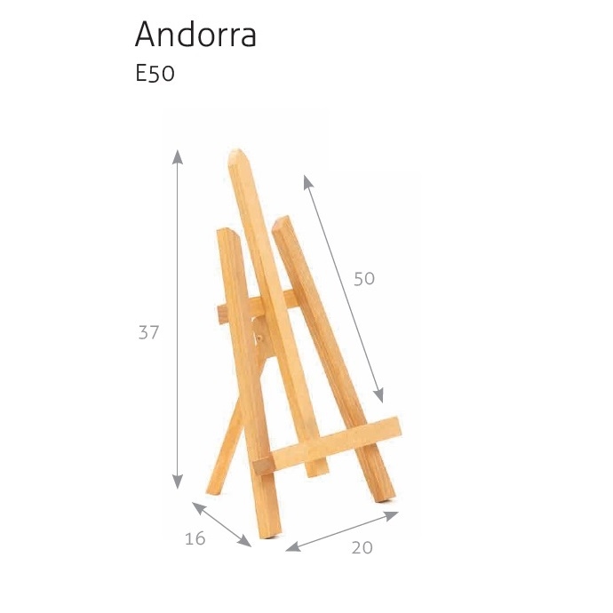 ALRE50DECO.jpg MUSEO DISPLAY EASEL No.50 ANDORRA - Image 1