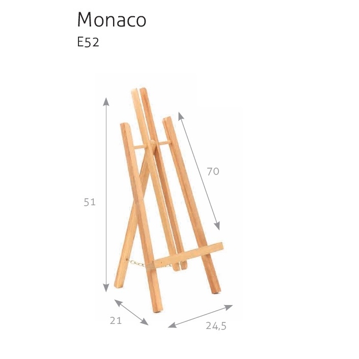 ALRE52DECO.jpg MUSEO DISPLAY EASEL No.52 MONACO - Image 1