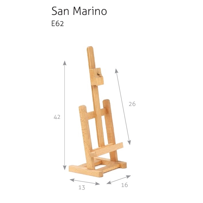 ALRE62DECO.jpg MUSEO DISPLAY EASEL No.62 SAN MARINO - Image 1