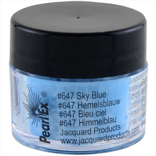 ARCO18030647.jpg JACQUARD PEARL EX POWDER PIGMENT 3G SKY BLUE - Image 1