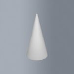 STYROFOAM CONE H.37CM D.14CM