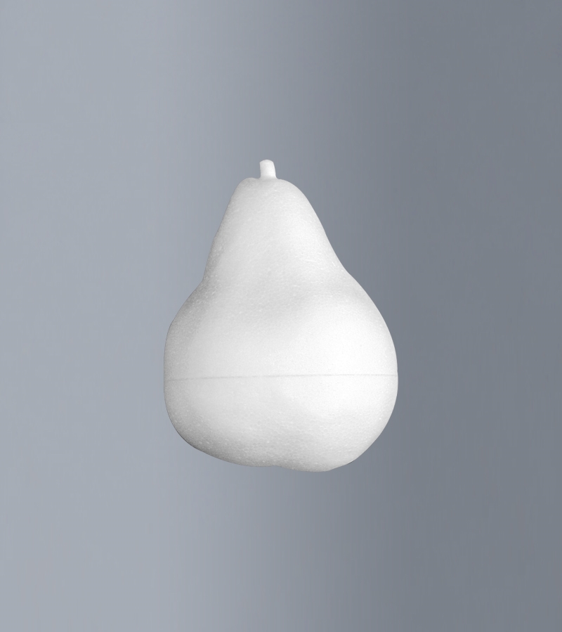 BVOFVPERST.jpg STYROFOAM PEAR 8X10.5CM - Image 1