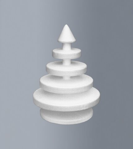 STYROFOAM TREE STYLIZED 18.5X25CM