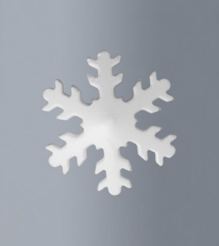 STYROFOAM SNOWFLAKE BRANCHED 17.5CM