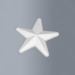 STYROFOAM STAR 15CM