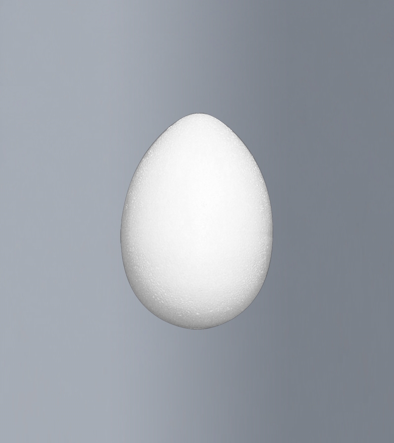 BVOUOV08U.jpg STYROFOAM EGG 8CM 8X5.5CM - Image 1