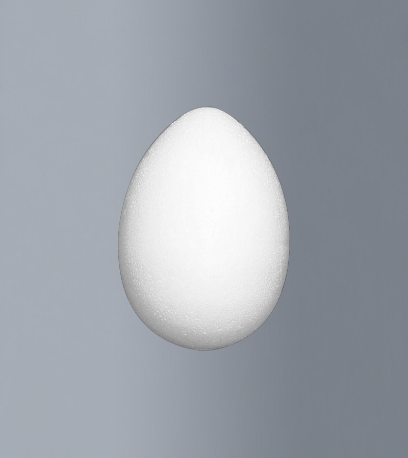 BVOUOV12U.jpg STYROFOAM EGG 12CM 12X8.5CM - Image 1