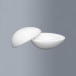 STYROFOAM EGG 14CM [2PARTS] 14X10CM