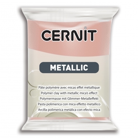 CP0870056052CE.jpg CERNIT POLYMER CLAY METALLIC 56G ROSE GOLD - Image 1
