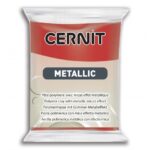 CERNIT POLYMER CLAY METALLIC 56G RED