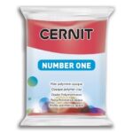 CERNIT POLYMER CLAY No.1 56G XMAS RED