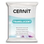 CERNIT POLYMER CLAY TRANSLUCENT 56G GLITTER WHITE