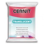 CERNIT POLYMER CLAY TRANSLUCENT 56G RUBY RED