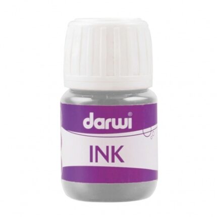 DARWI INDIA INK 30ML SILVER