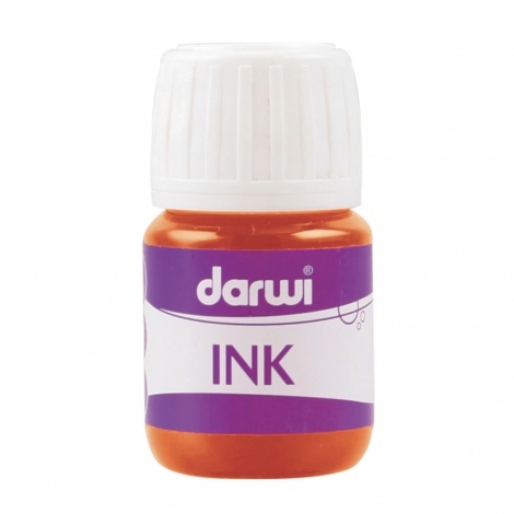 CPDA1500030752.jpg DARWI INDIA INK 30ML ORANGE - Image 1
