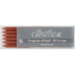 CRETACOLOR ARTIST LEADS 5.6MM 6PCS SANGUINE OIL