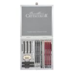 CRETACOLOR SILVER BOX WOODEN SET 17PCS