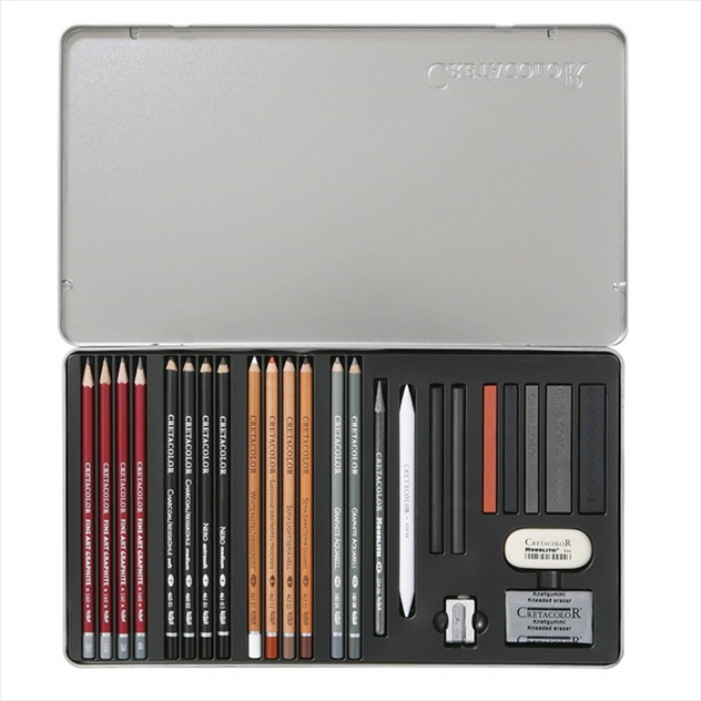 CR40042.jpg CRETACOLOR TEACHERS CHOICE ADVANCED DRAWING SET 27PCS - Image 1