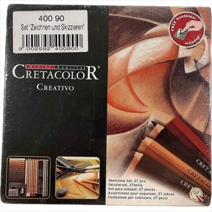CRETACOLOR CREATIVO+DVD+PAPER STUMPS SET