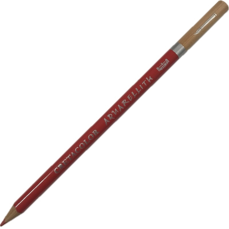 CR42115.jpg CRETACOLOR AQUARELLITH PENCIL PERMANENT RED DARK - Image 1