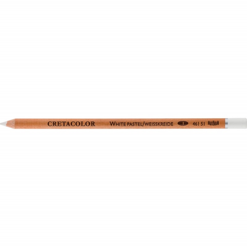CR46151.jpg CRETACOLOR WHITE CHALK PASTEL PENCIL 1 SOFT - Image 1