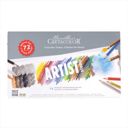 CRETACOLOR ARTIST STUDIO DRAWING+SKETCHING PENCIL SET 72PCS