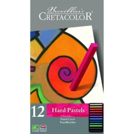 CRETACOLOR HARD PASTEL 12PCS TIN SET