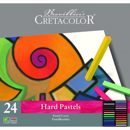 CRETACOLOR HARD PASTEL 24PCS TIN SET