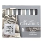 CRETACOLOR HARD PASTEL GREY 8PCS SET