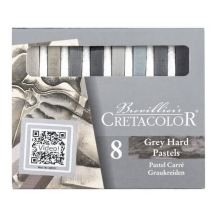 CRETACOLOR HARD PASTEL GREY 8PCS SET