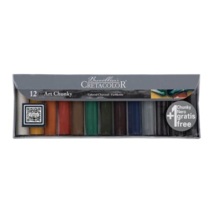 CRETACOLOR ART CHUNKY 12PCS SET [+1PC CHUNKY NERO]