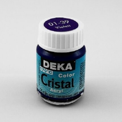 DEKA COLOR CRISTAL ACRYL PAINT 25ML VIOLET