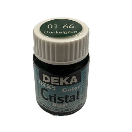 DEKA COLOR CRISTAL ACRYL PAINT 25ML DARK GREEN