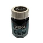 DEKA COLOR CRISTAL ACRYL PAINT 25ML BLACK
