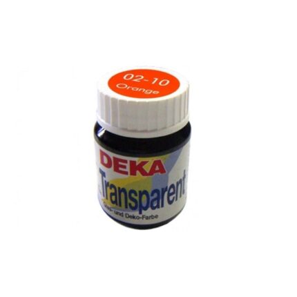 DEKA TRANSPARENT GLASS PAINT 25ML ORANGE
