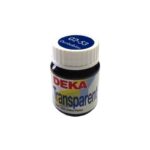 DEKA TRANSPARENT GLASS PAINT 25ML DARK BLUE