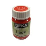 DEKA COLOR LACK ACRYL PAINT 25ML POPPY RED