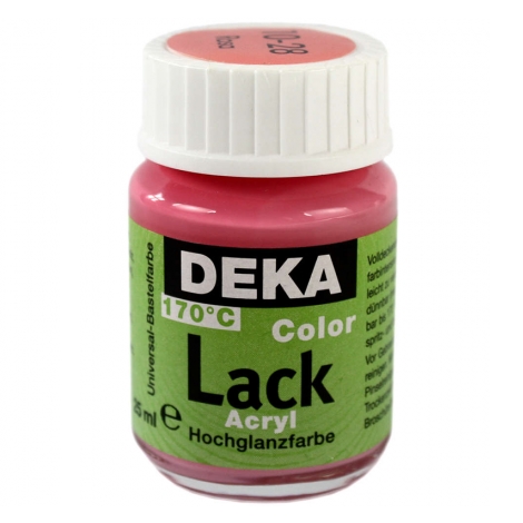 DK10-28.jpg DEKA COLOR LACK ACRYL PAINT 25ML ROSE - Image 1