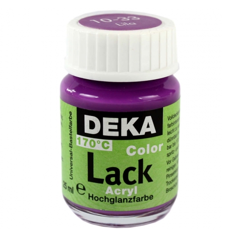 DK10-33.jpg DEKA COLOR LACK ACRYL PAINT 25ML LILAC - Image 1