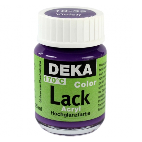 DK10-39.jpg DEKA COLOR LACK ACRYL PAINT 25ML VIOLET - Image 1