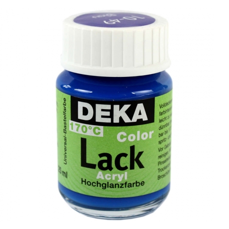 DK10-49.jpg DEKA COLOR LACK ACRYL PAINT 25ML BLUE - Image 1