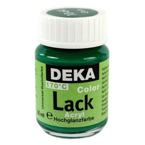 DK10-64.jpg DEKA COLOR LACK ACRYL PAINT 25ML GREEN - Image 1