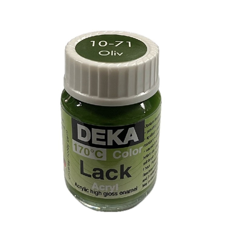 DK10-71.jpg DEKA COLOR LACK ACRYL PAINT 25ML OLIVE - Image 1